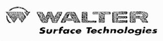 WALTER SURFACE TECHNOLOGIES W trademark