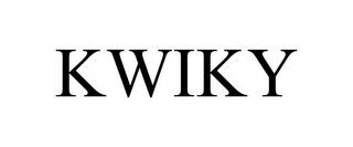 KWIKY trademark