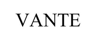 VANTE trademark