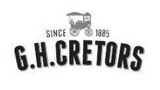 SINCE 1885 G.H. CRETORS trademark