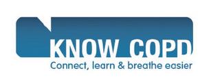 KNOW COPD CONNECT, LEARN & BREATHE EASIER trademark