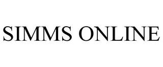 SIMMS ONLINE trademark