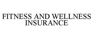 FITNESS AND WELLNESS INSURANCE trademark