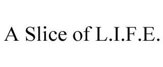 A SLICE OF L.I.F.E. trademark