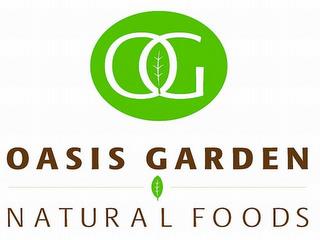 OG OASIS GARDEN NATURAL FOODS trademark