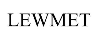 LEWMET trademark