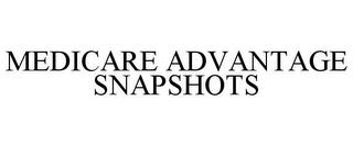 MEDICARE ADVANTAGE SNAPSHOTS trademark