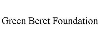 GREEN BERET FOUNDATION trademark