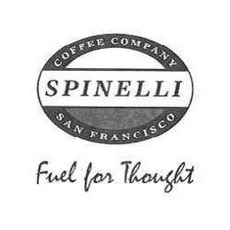 SPINELLI COFFEE COMPANY SAN FRANCISCO FUEL FOR THOUGHT trademark