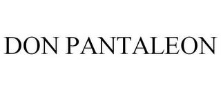 DON PANTALEON trademark