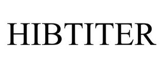 HIBTITER trademark