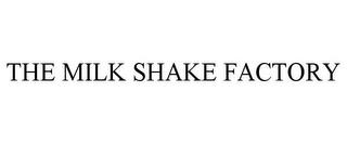 THE MILK SHAKE FACTORY trademark