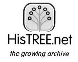 HISTREE.NET THE GROWING ARCHIVE trademark