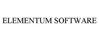 ELEMENTUM SOFTWARE trademark