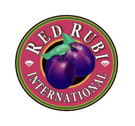 RED RUBI INTERNATIONAL trademark