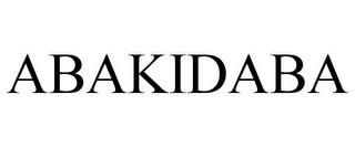 ABAKIDABA trademark