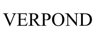 VERPOND trademark