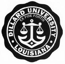 · DILLARD UNIVERSITY · LOUISIANA EX FIDE FORTIS trademark