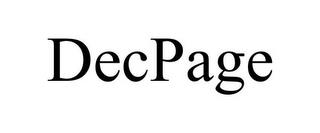 DECPAGE trademark