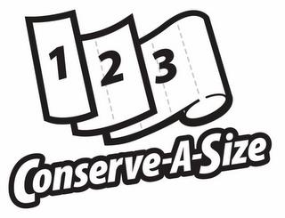 1 2 3 CONSERVE-A-SIZE trademark