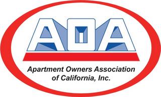 AOA APARTMENT OWNERS ASSOCIATION OF CALIFORNIA, INC. trademark