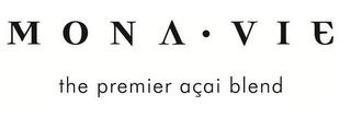 MONA · VIE THE PREMIER AÇAI BLEND trademark