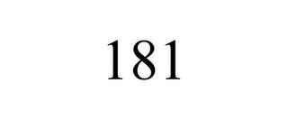 181 trademark