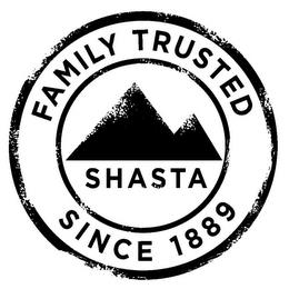 SHASTA FAMILY TRUSTED SINCE 1889 trademark