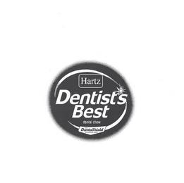 HARTZ DENTIST'S BEST DENTAL CHEW WITH DENTASHIELD FOR CLEANER TEETH trademark