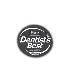 HARTZ DENTIST'S BEST DENTAL RAWHIDE CHEWWITH DENTASHIELD FOR CLEANER TEETH trademark