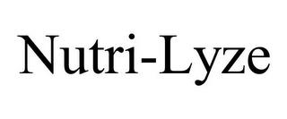 NUTRI-LYZE trademark