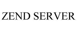 ZEND SERVER trademark