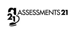 A21 ASSESSMENTS21 trademark