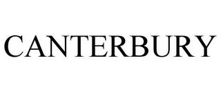 CANTERBURY trademark