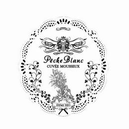 PECHE BLANC CUVEE MOUSSEUX DEMI SEC trademark