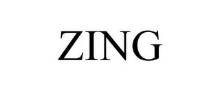 ZING trademark