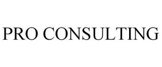 PRO CONSULTING trademark