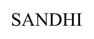 SANDHI trademark