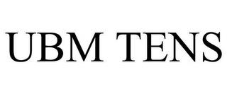 UBM TENS trademark