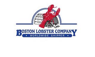 BOSTON LOBSTER COMPANY WORLDWIDE SHIPPER trademark