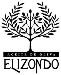 ELIZONDO ACEITE DE OLIVA trademark