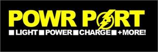 POWR PORT LIGHT POWER CHARGE + MORE! trademark