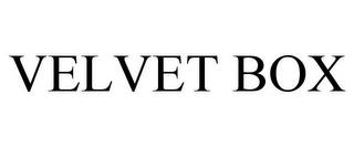 VELVET BOX trademark