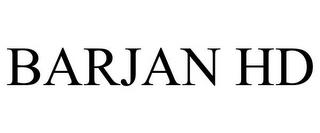 BARJAN HD trademark