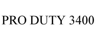 PRO DUTY 3400 trademark