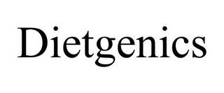 DIETGENICS trademark