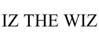 IZ THE WIZ trademark