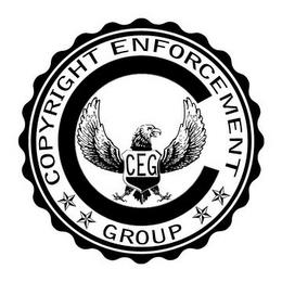 COPYRIGHT ENFORCEMENT GROUP C CEG trademark