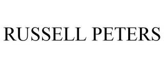 RUSSELL PETERS trademark