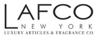 LAFCO NEW YORK LUXURY ARTICLES & FRAGRANCE CO. trademark